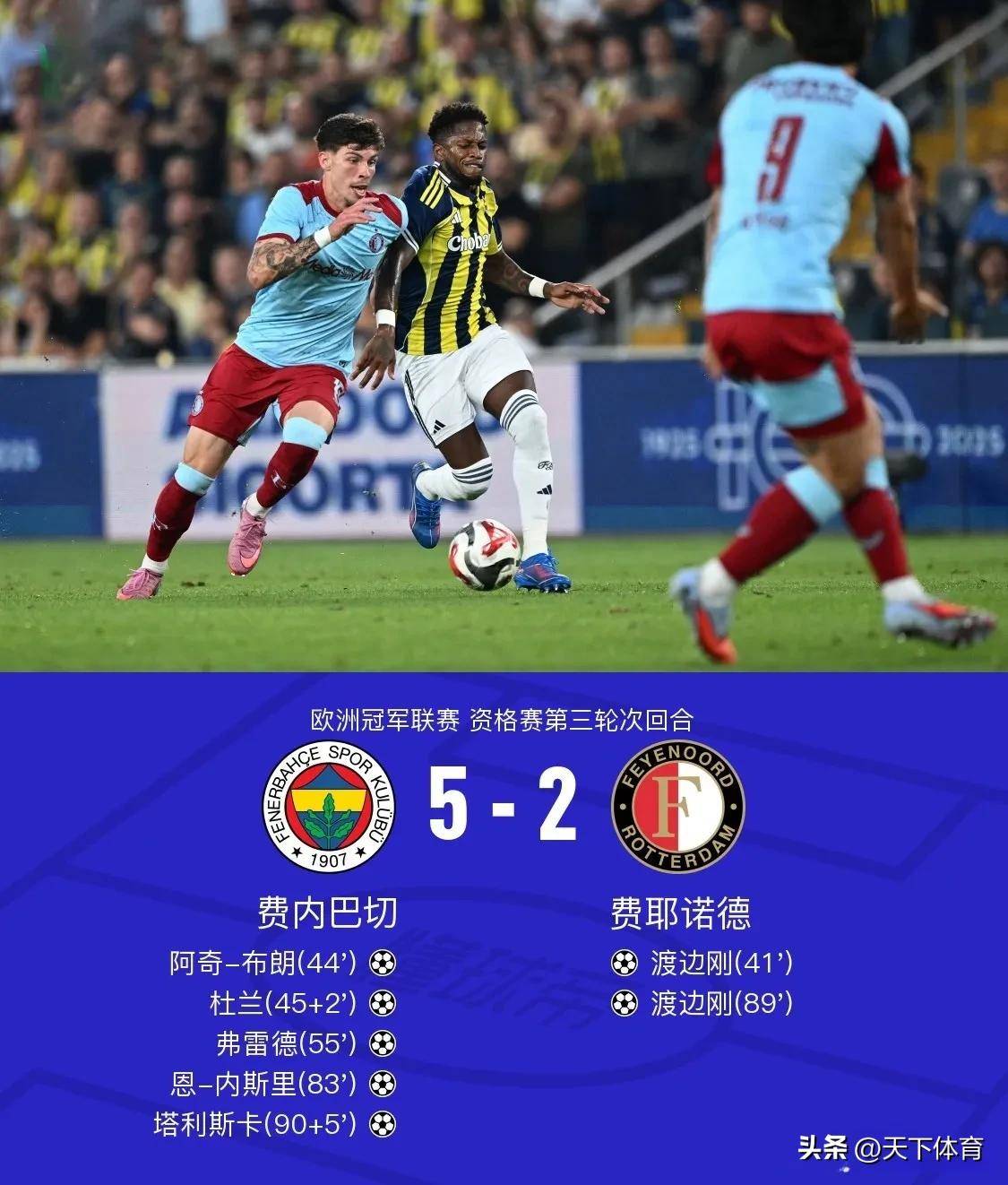 包含巴塞罗那主场大胜费内巴切，小组领先的词条