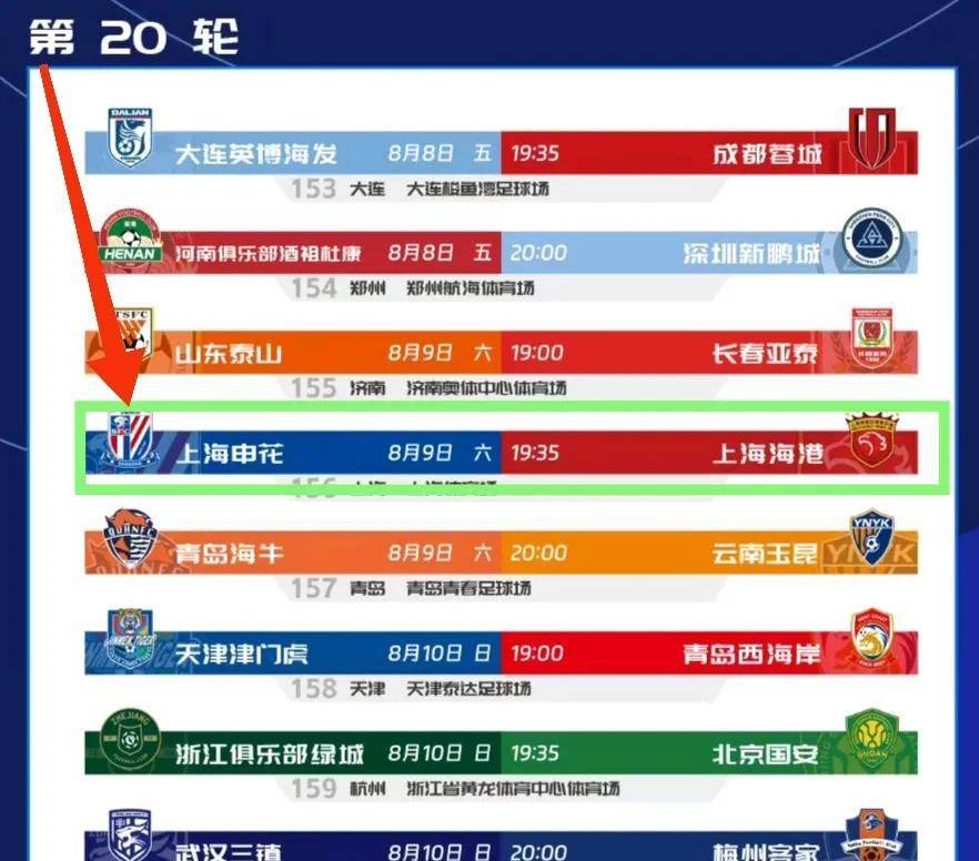 包含上海绿地申花客场逆转天津泰达，逐步崛起的词条