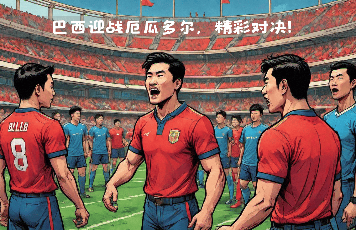 一触即发，国际足球比赛紧张激动